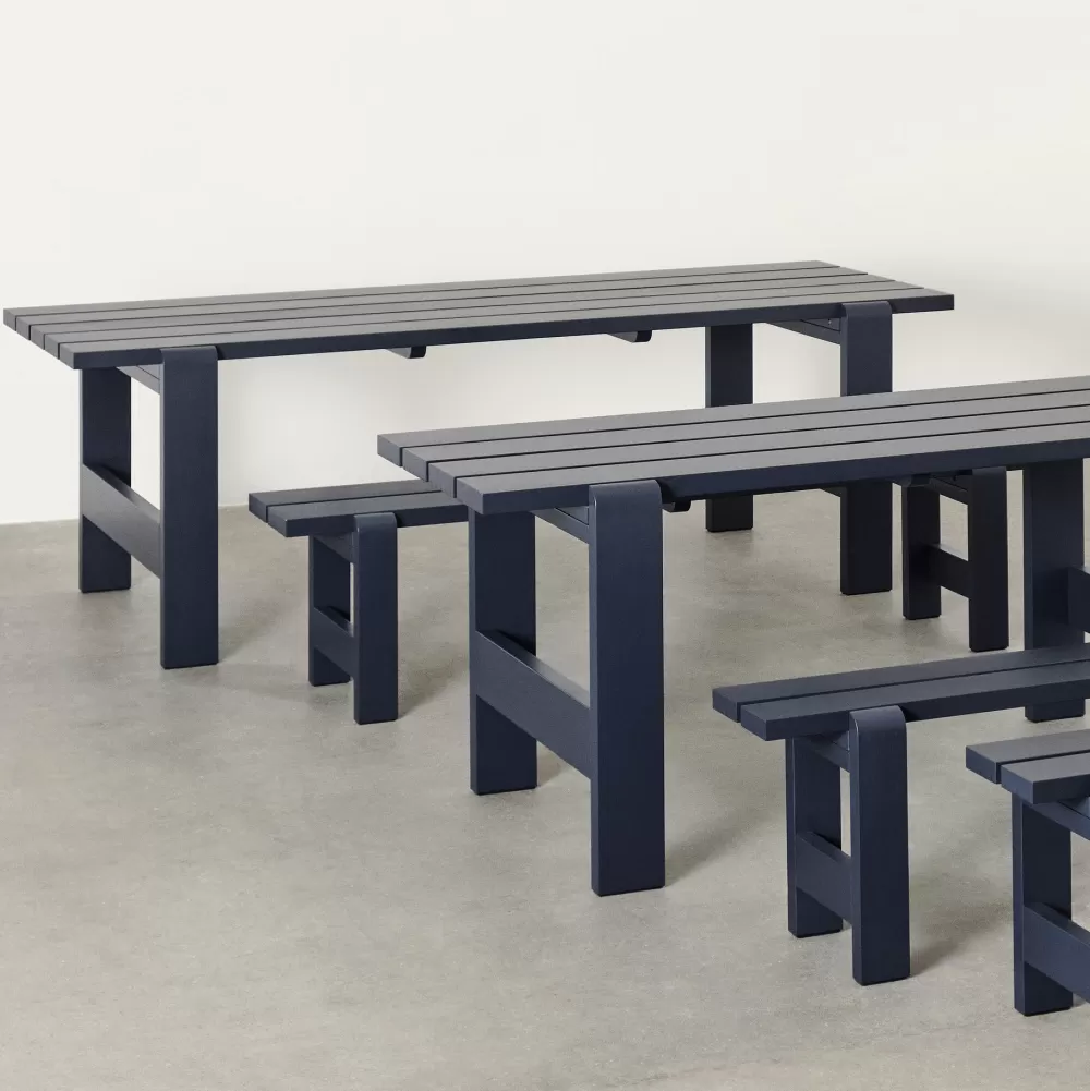 Tavoli Per Esterni^HAY Weekday Table | Tavolo Per Esterni | Blu Acciaio