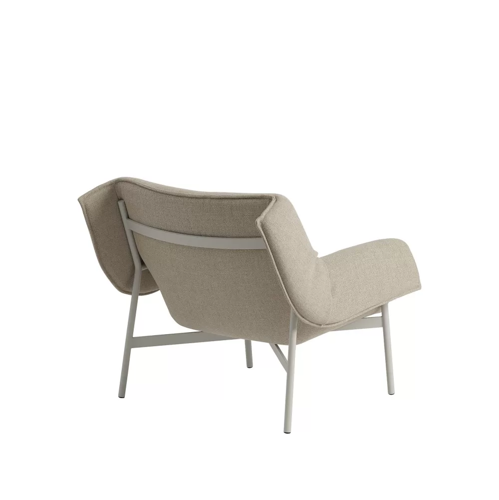 Sedie^Muuto Wrap Lounge Chair | Poltrona | Beige-Grigio