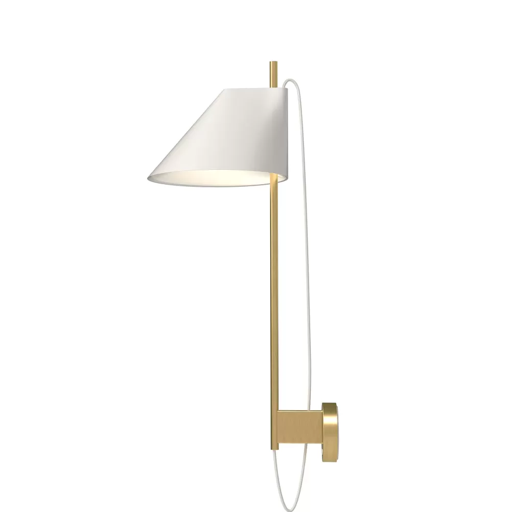 Lampade Da Parete^Louis Poulsen Yuh Wall | Lampada A Parete | Ottone-Bianco